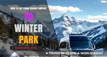 Denver Airport to Winter Park: Easy Transportation Options & Tips