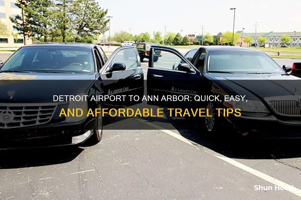how to get from detroit airport to ann arbor