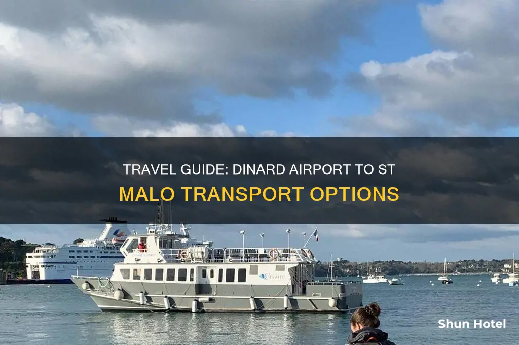 how to get from dinard airport to st malo