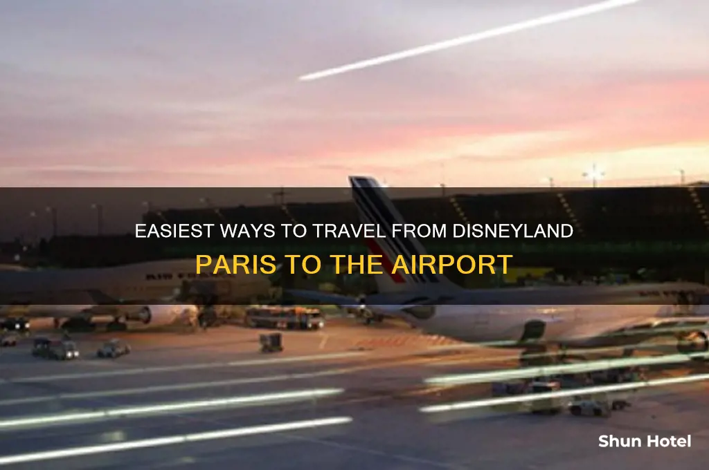 how to get from disney paris to airport