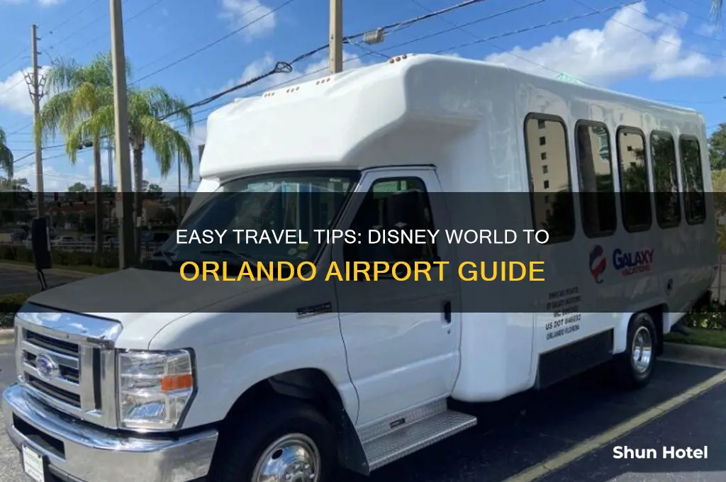 how to get from disney world to orlando airport