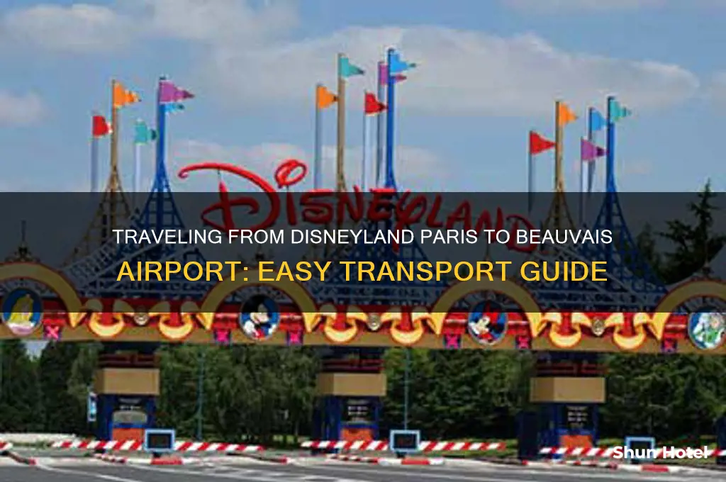 how to get from disneyland paris to beauvais airport