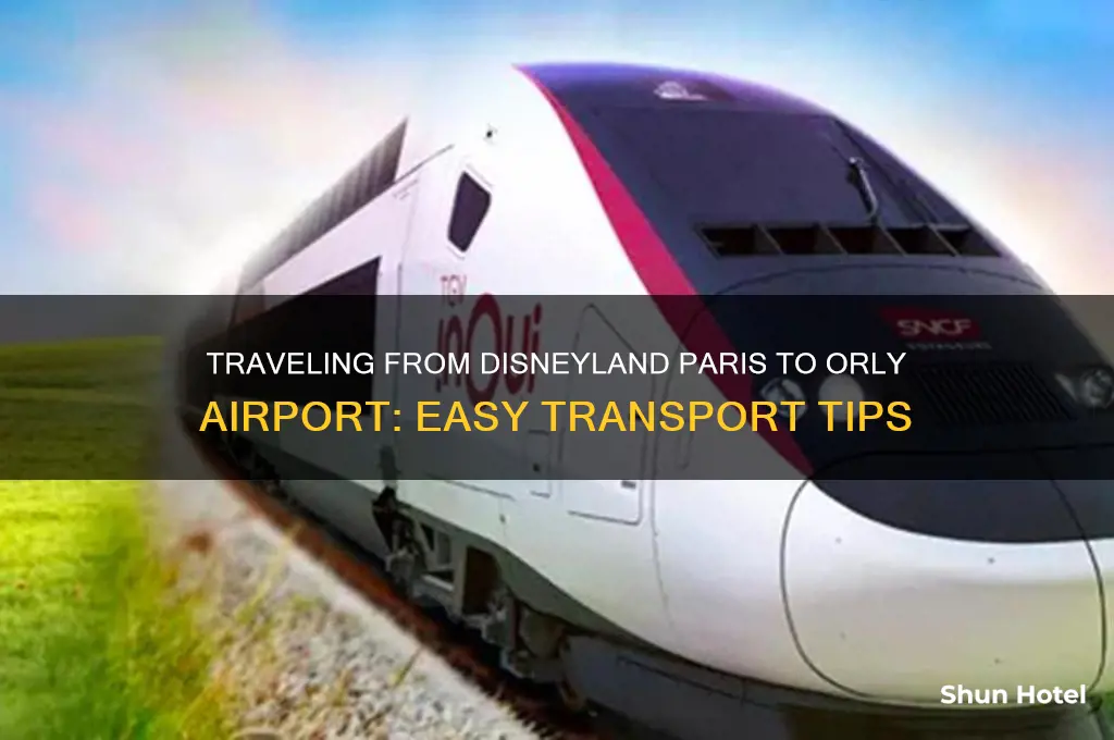 how to get from disneyland paris to orly airport
