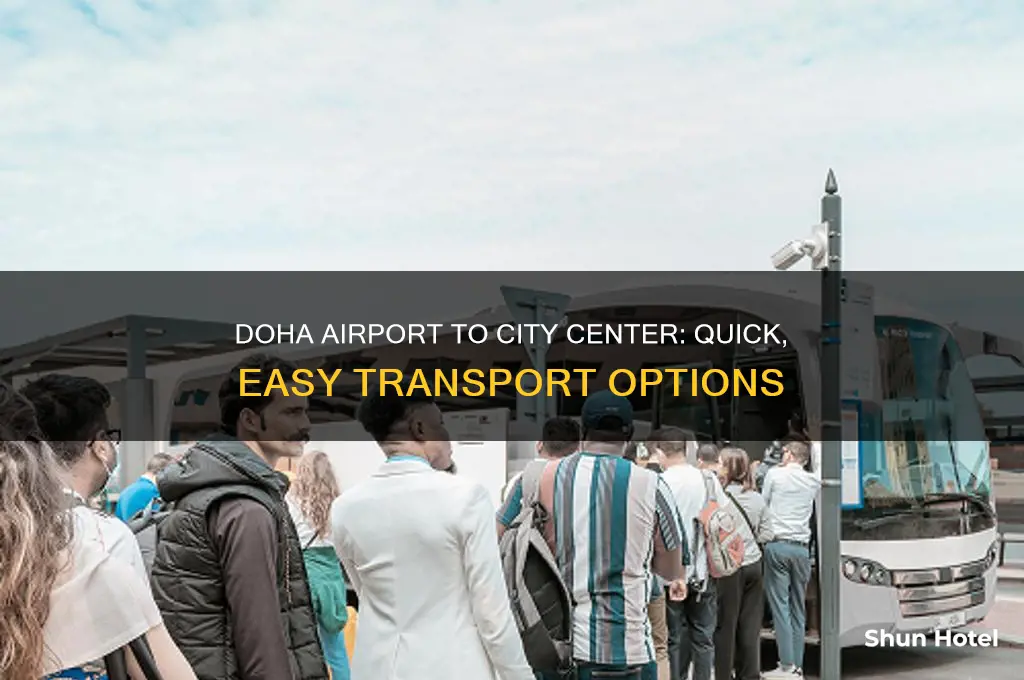 how to get from doha airport to city center