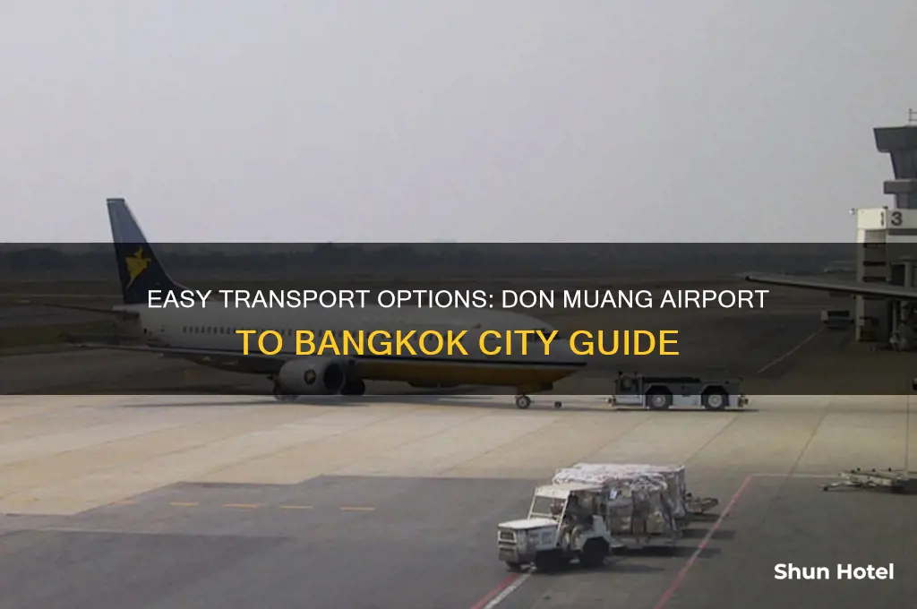 how to get from don muang airport to bangkok