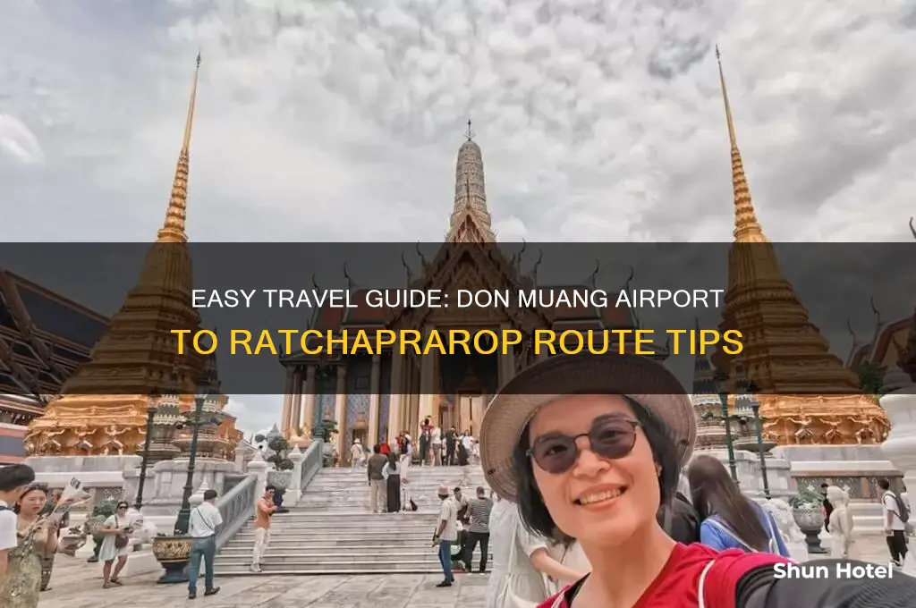 how to get from don muang airport to ratchaprarop