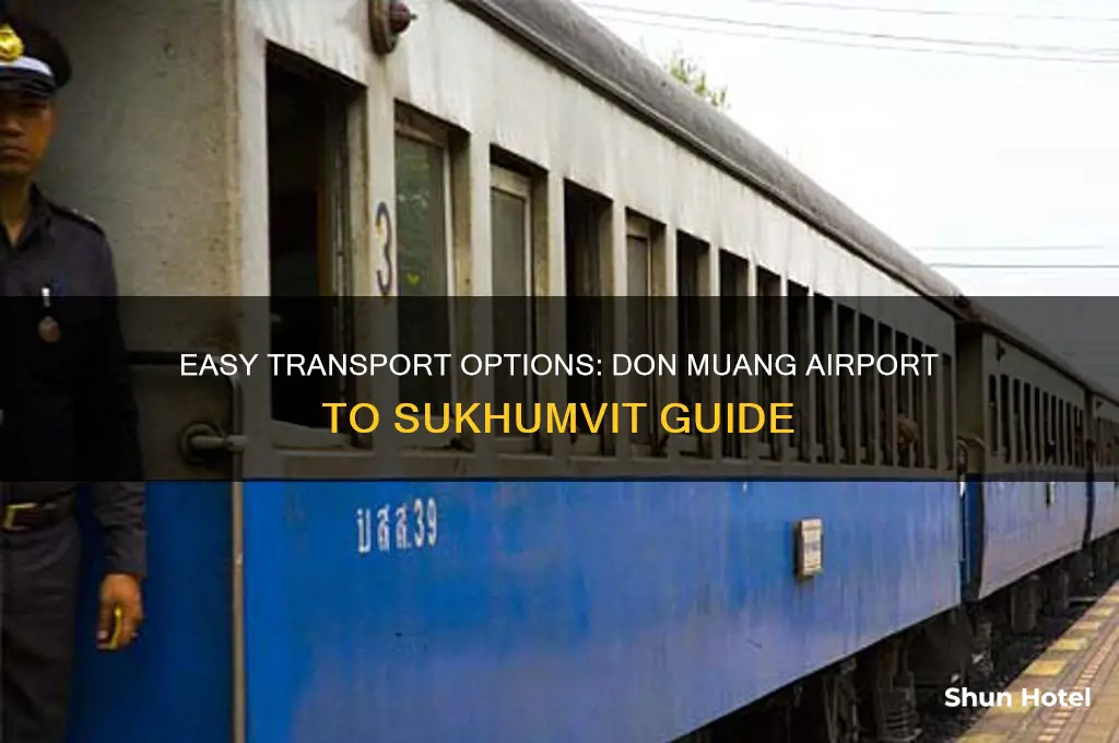 how to get from don muang airport to sukhumvit