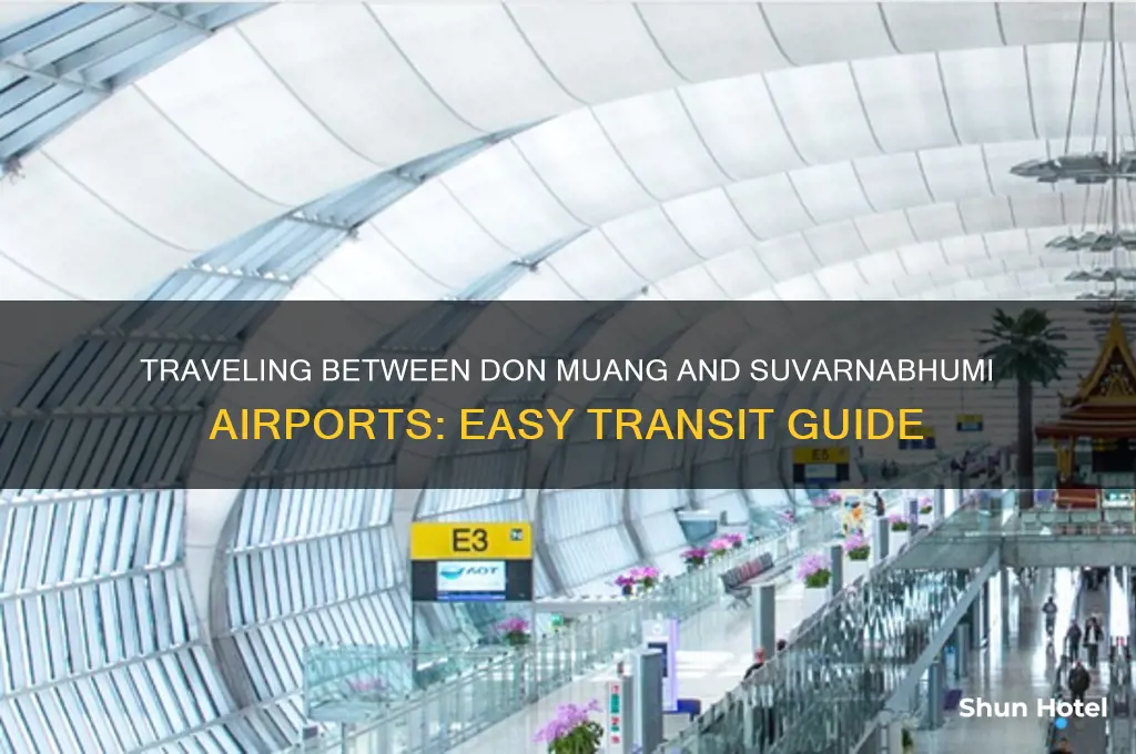 how to get from don muang airport to suvarnabhumi