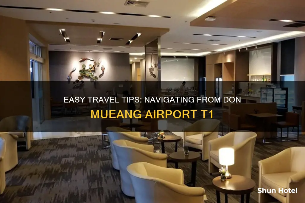 how to get from don mueang international airport t1