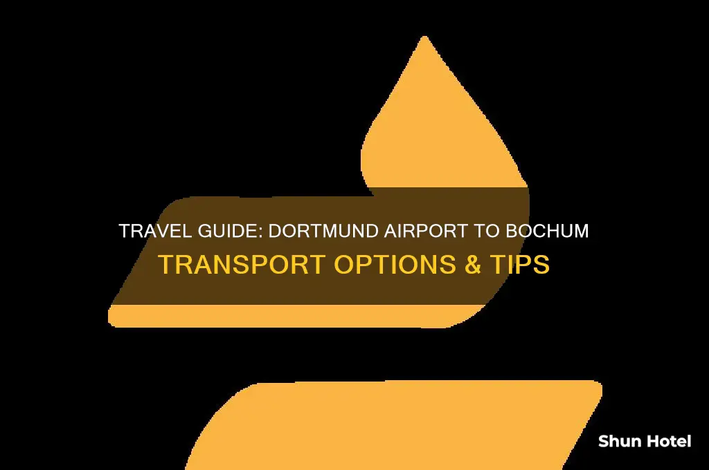 how to get from dortmund airport to bochum