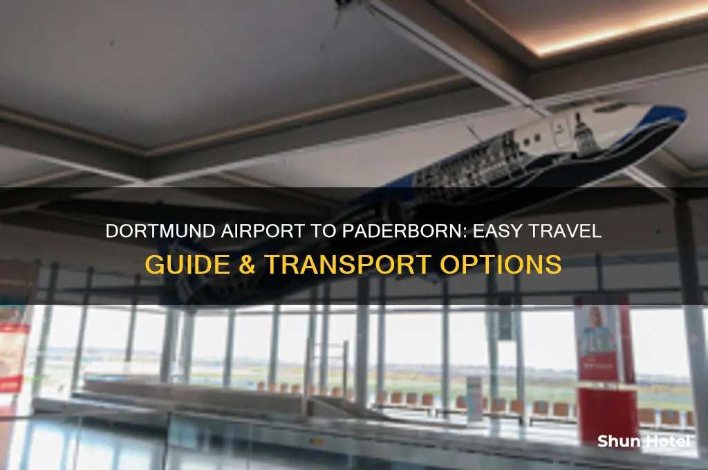 how to get from dortmund airport to paderborn