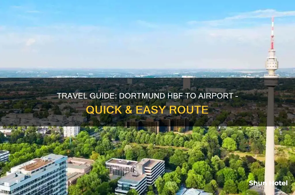 how to get from dortmund hbf to airport