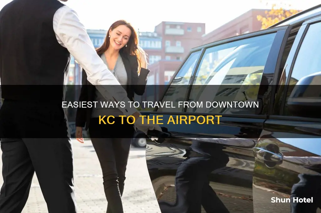 how to get from downtown kc to airport
