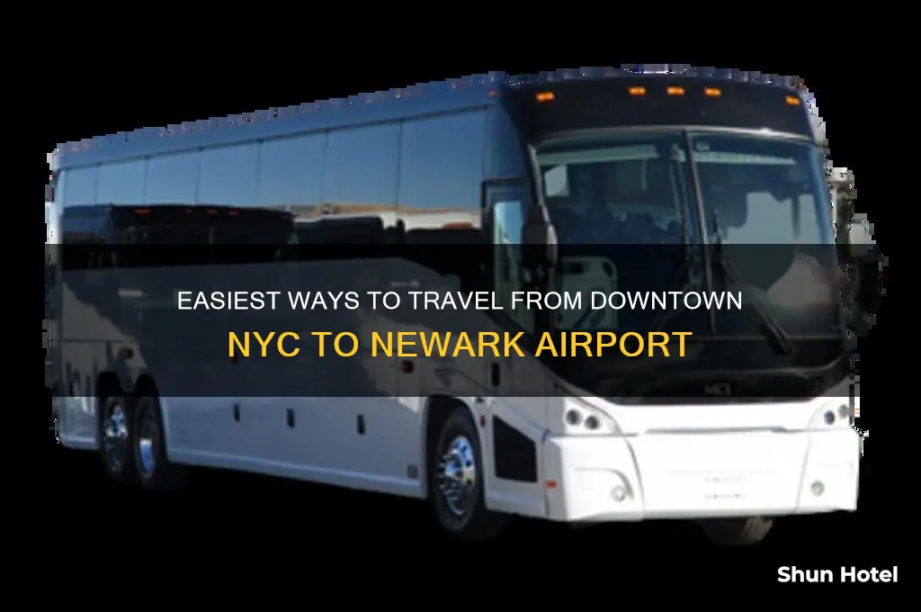 how to get from downtown new york to newark airport
