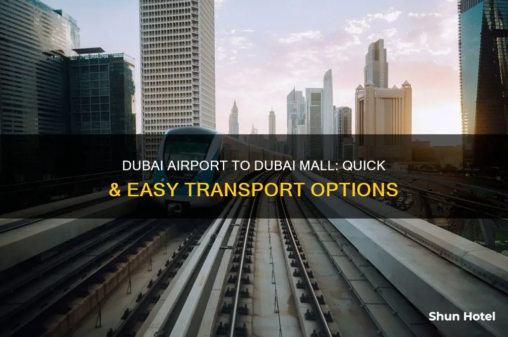 how to get from dubai airport to dubai mall