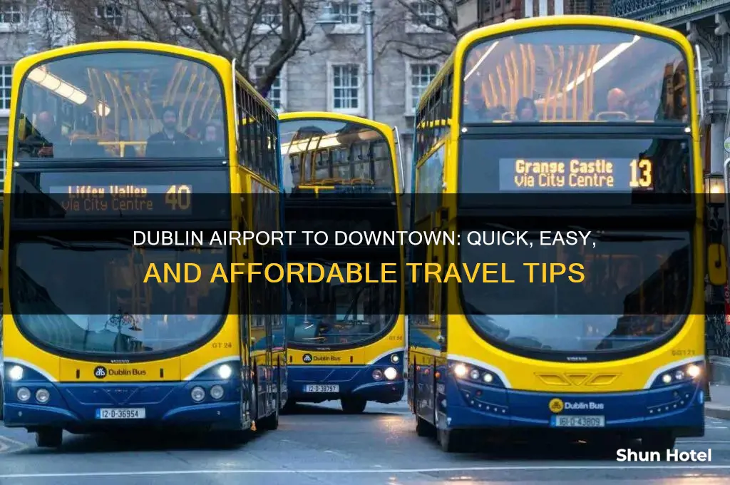 how to get from dublin airport to downtown