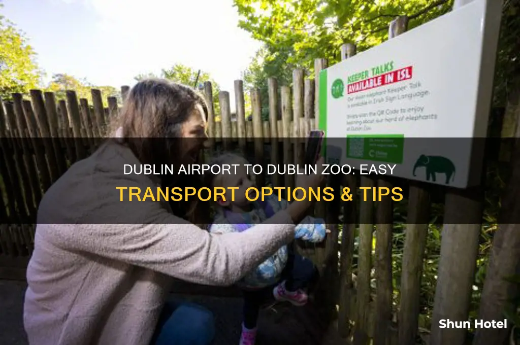 how to get from dublin airport to dublin zoo