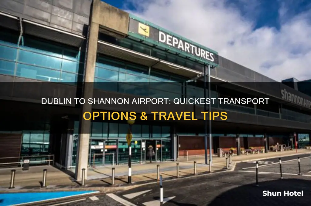 how to get from dublin airport to shannon airport