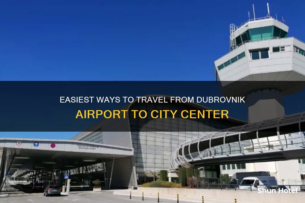 how to get from dubrovnik airport to city center