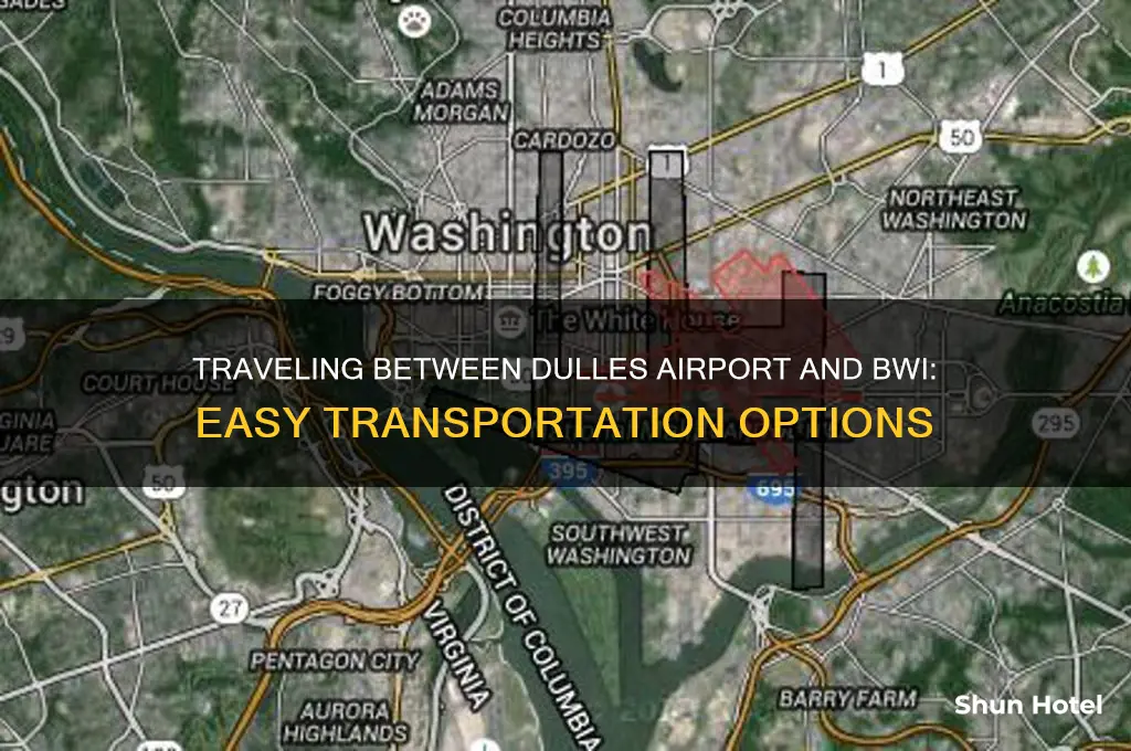 how to get from dulles airport to bwi