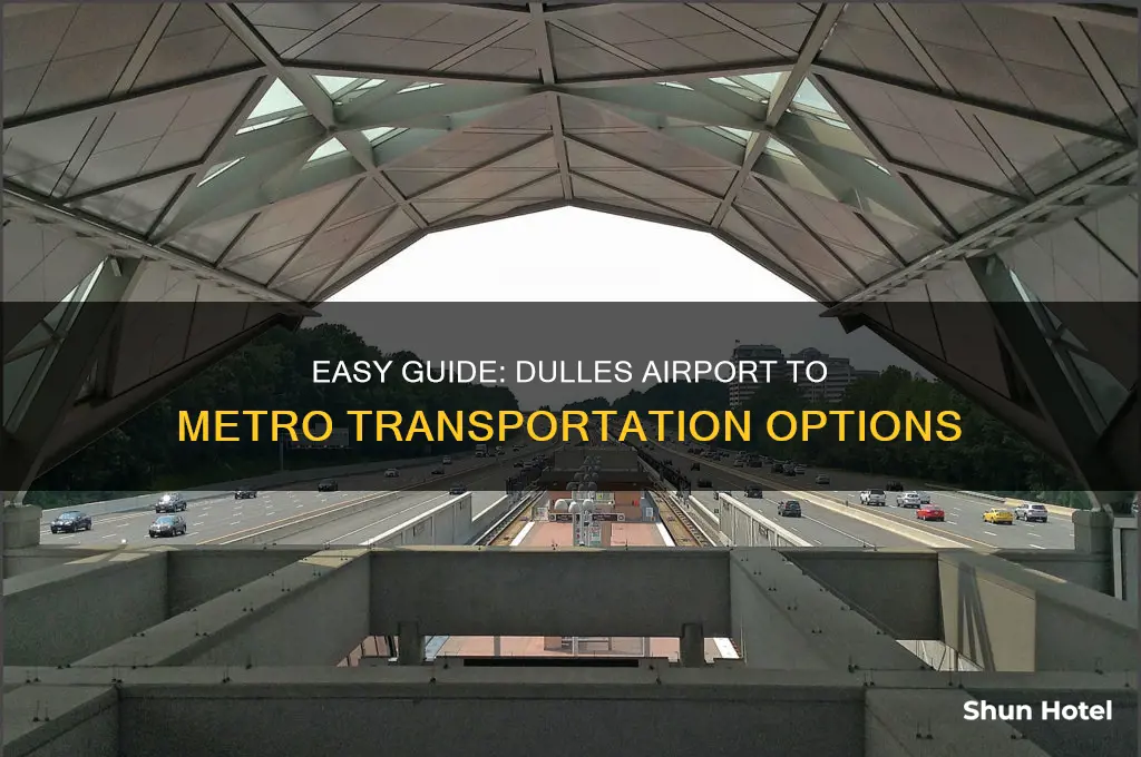 how to get from dulles airport to metro