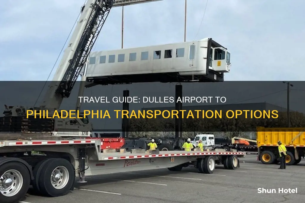 how to get from dulles airport to philadelphia