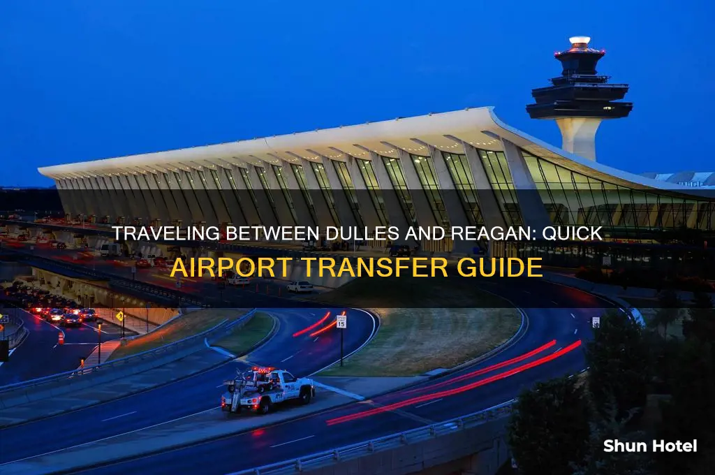 how to get from dulles airport to reagan national airport