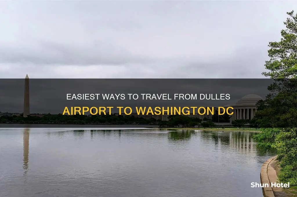 how to get from dulles international airport to washington dc