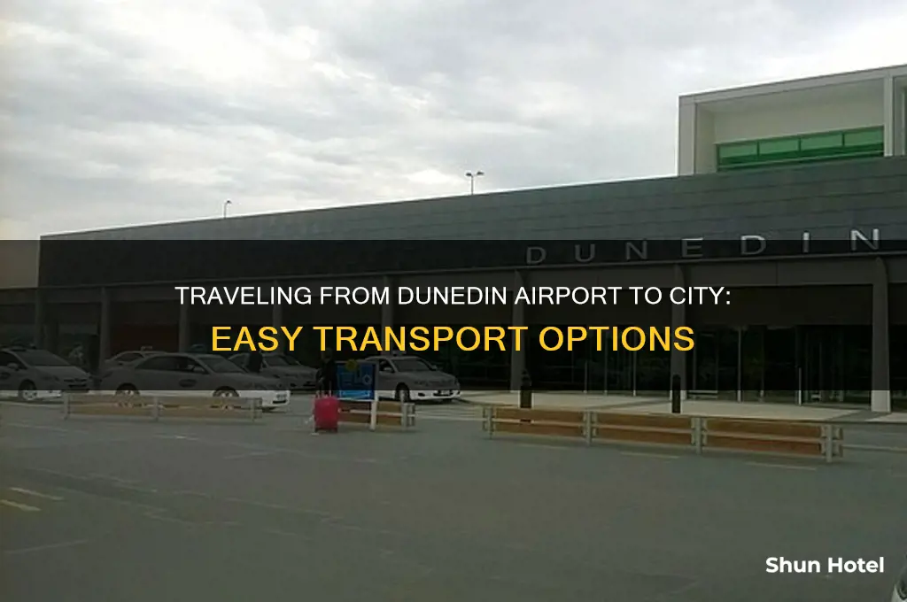 how to get from dunedin airport to city