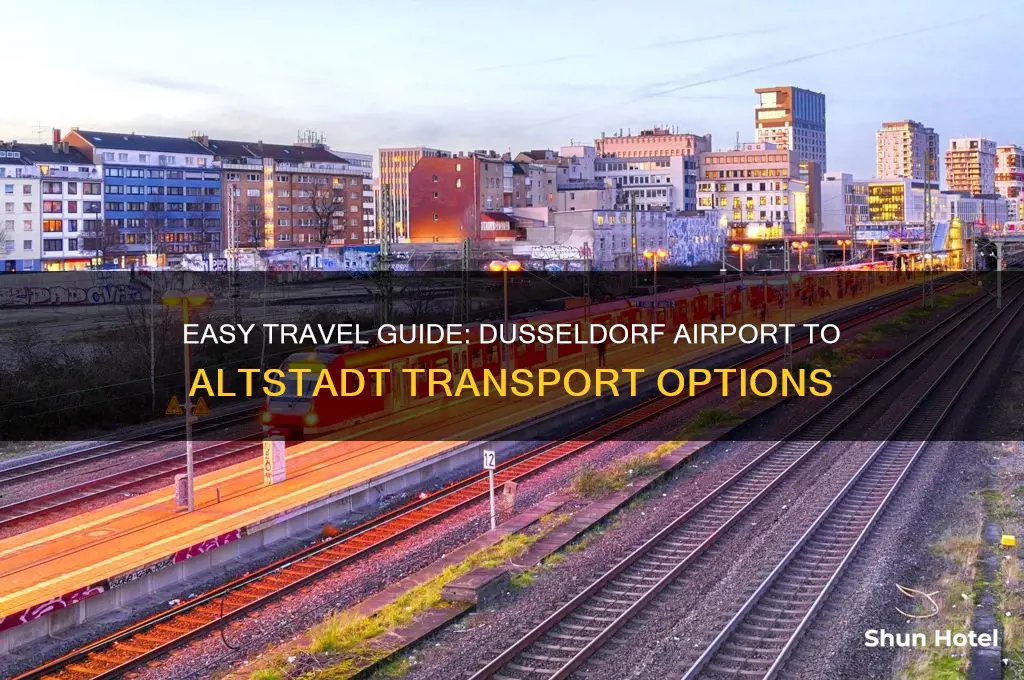 how to get from dusseldorf airport to altstadt