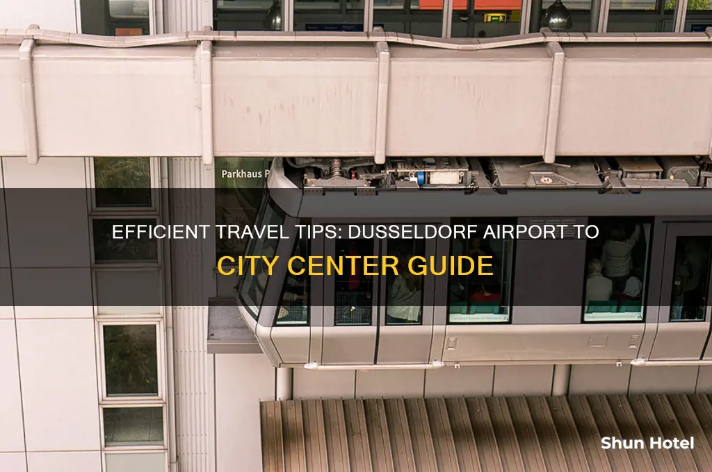 how to get from dusseldorf airport to city center