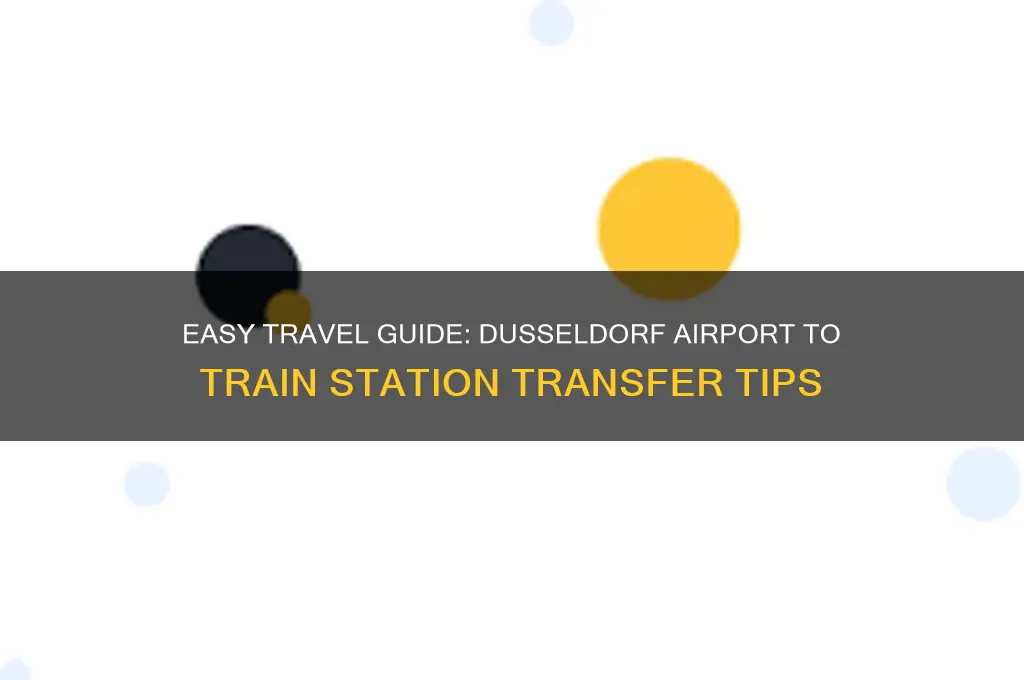 how to get from dusseldorf airport to train station