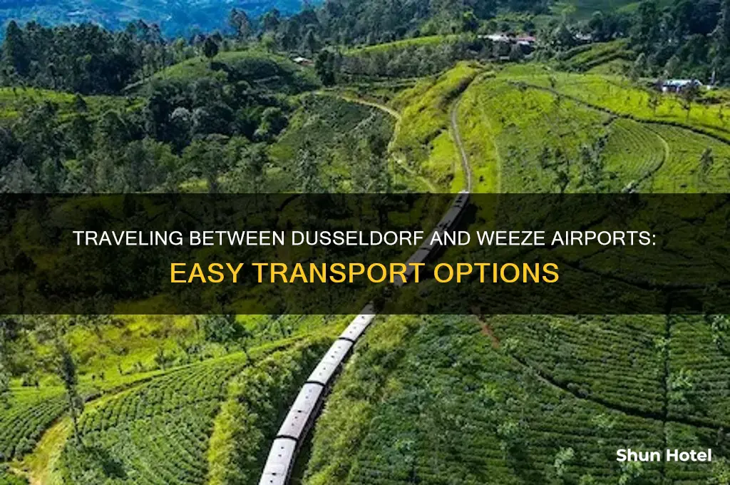 how to get from dusseldorf airport to weeze airport