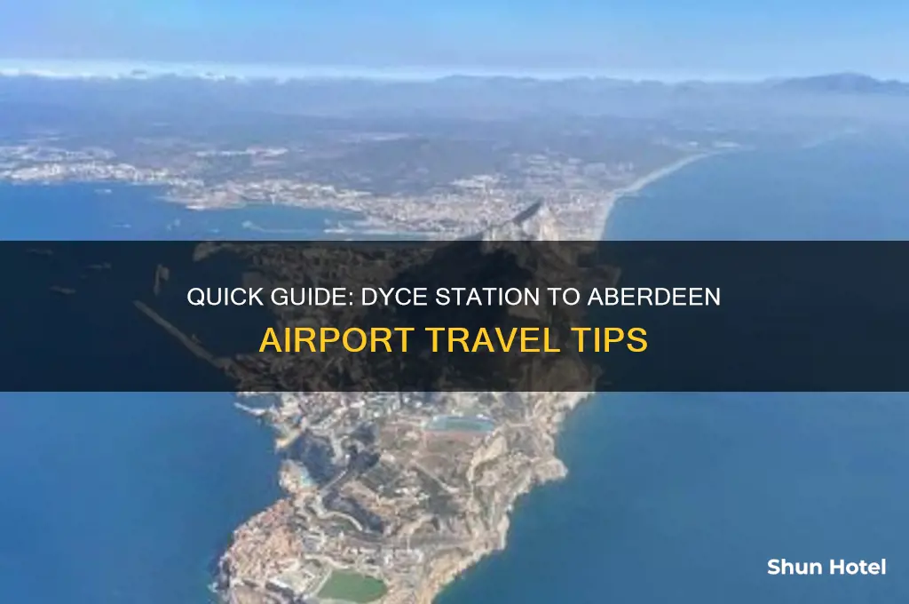 how to get from dyce station to aberdeen airport