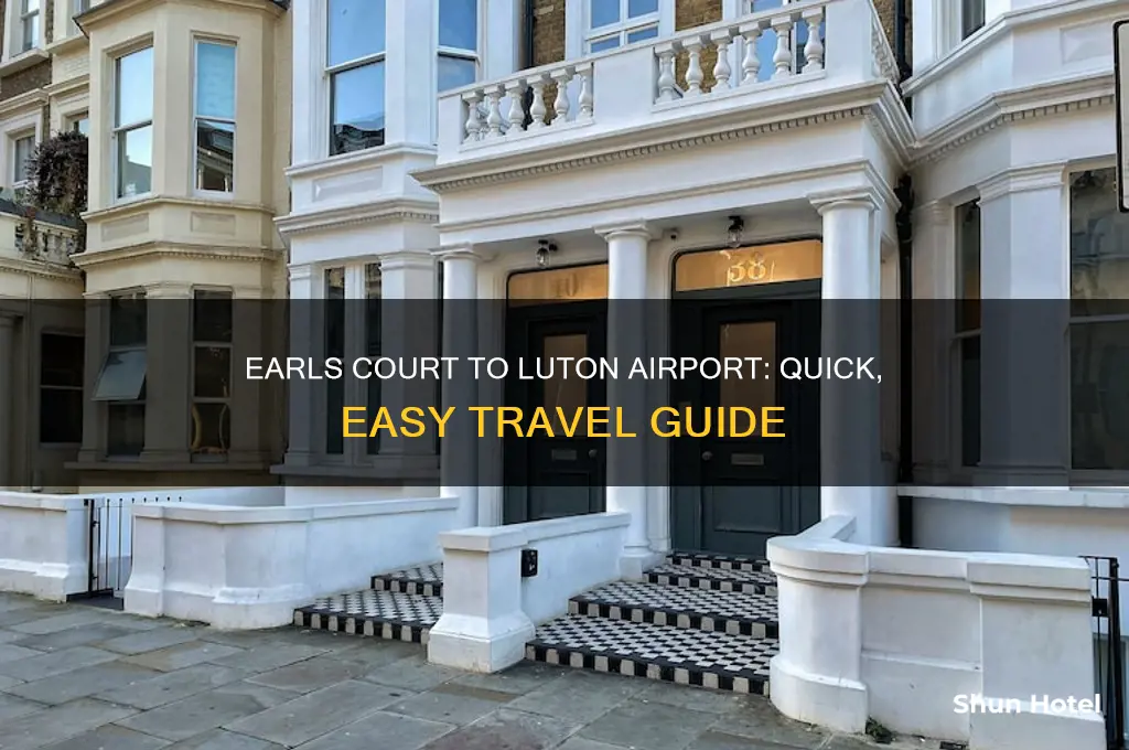 how to get from earls court to london luton airport