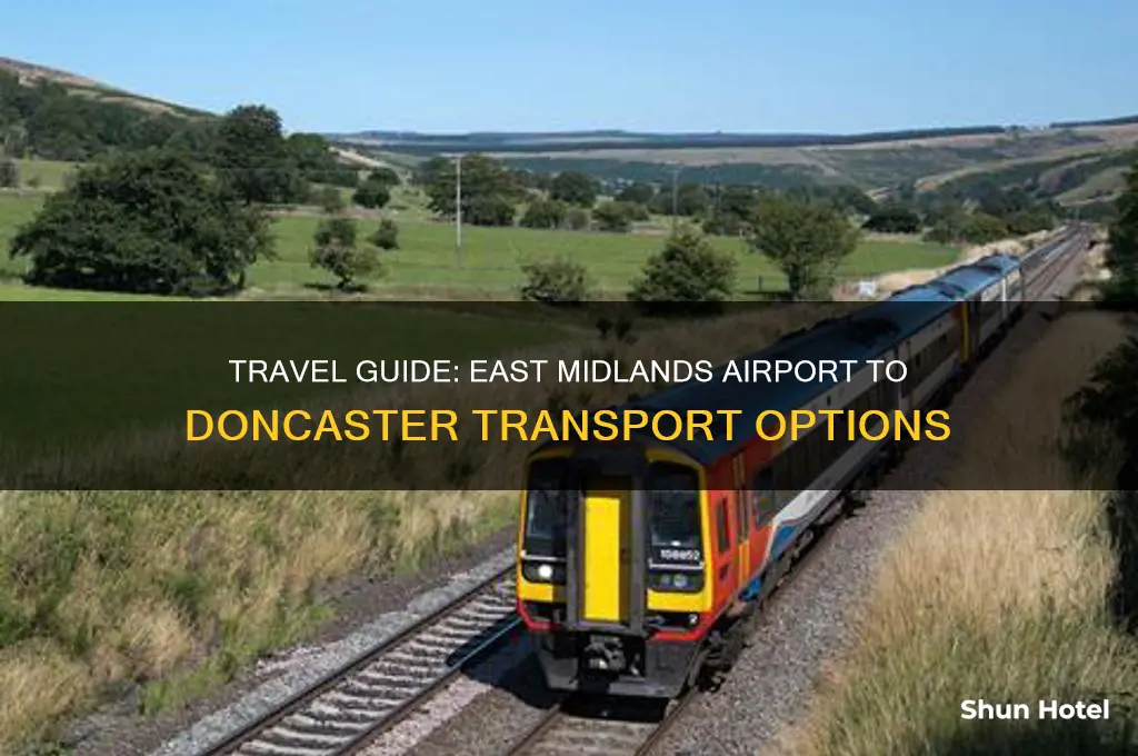 how to get from east midlands airport to doncaster