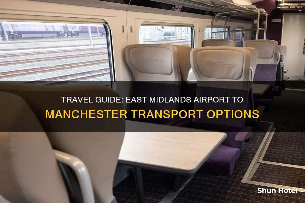 how to get from east midlands airport to manchester
