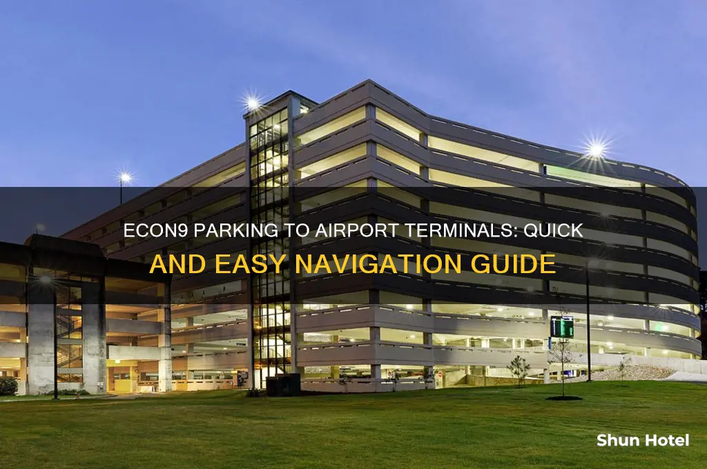 how to get from econ9 parking to airport terminals