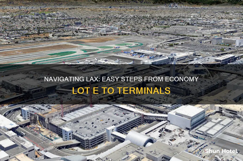 how to get from economy lot e to airport lax