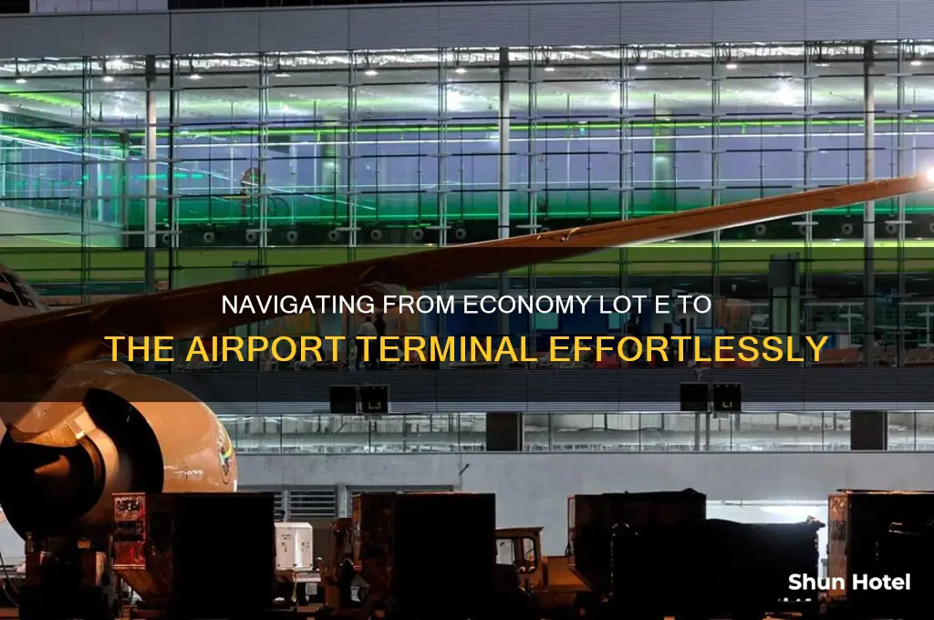 how to get from economy lot e to airport