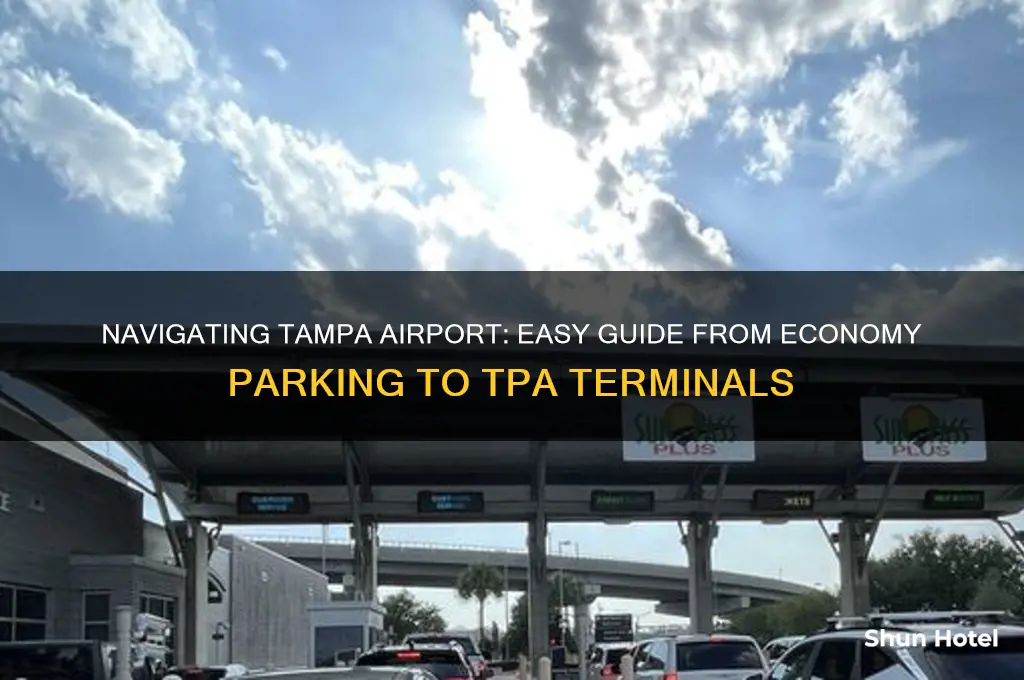 how to get from economy parking to airport tpa