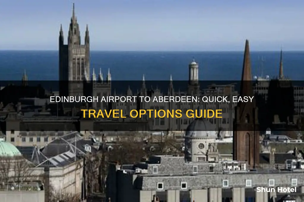 how to get from edinburgh airport to aberdeen
