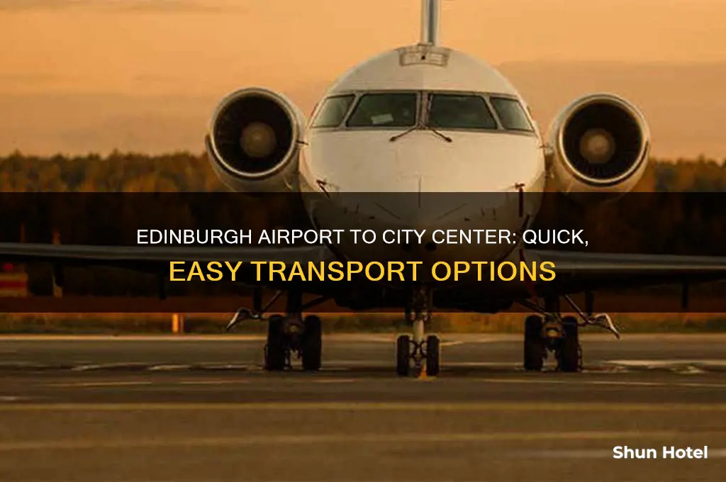 how to get from edinburgh airport to edinbourgh