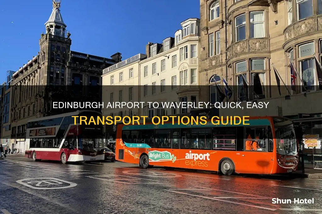 how to get from edinburgh airport to edinburgh waverley