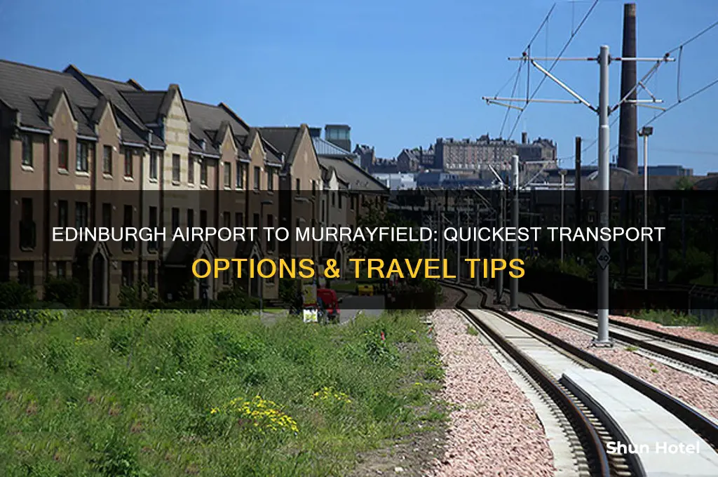 how to get from edinburgh airport to murrayfield stadium