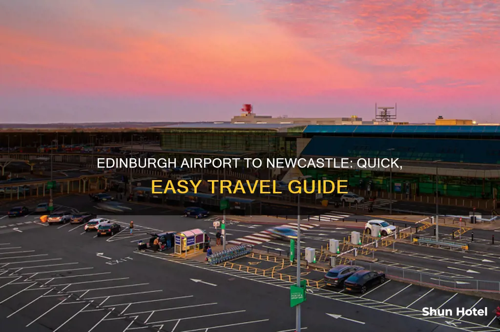how to get from edinburgh airport to newcastle