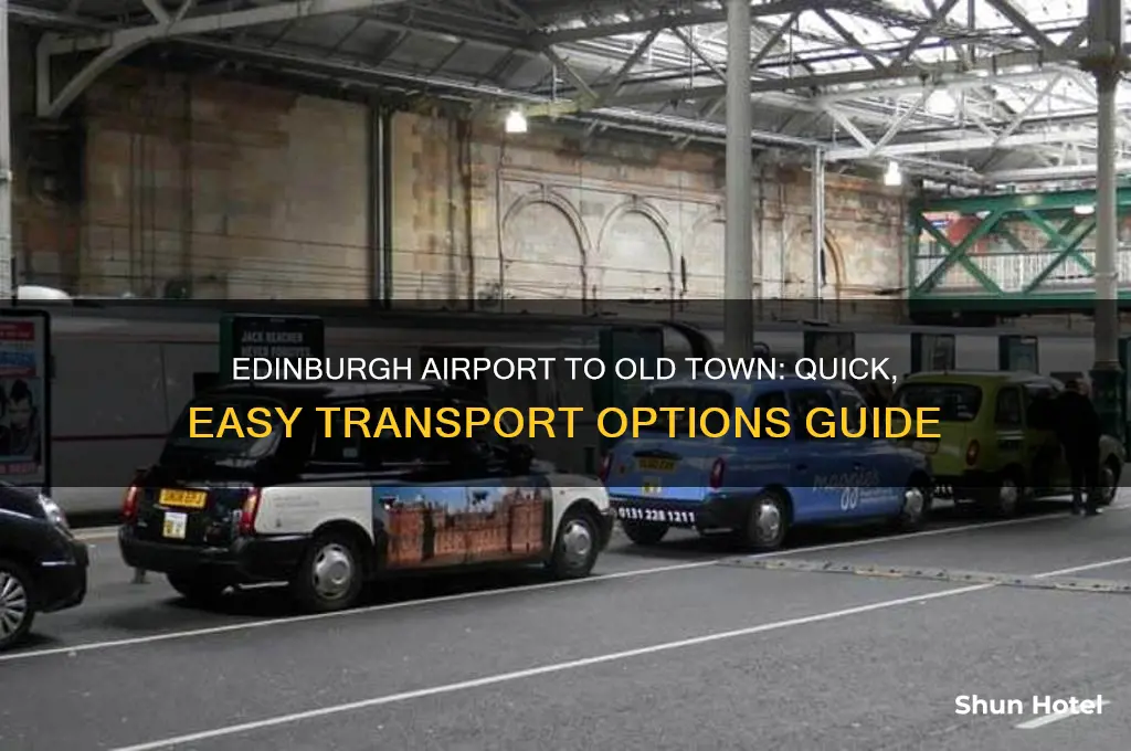 how to get from edinburgh airport to old town