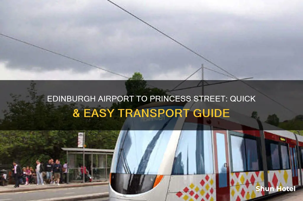 how to get from edinburgh airport to princess street