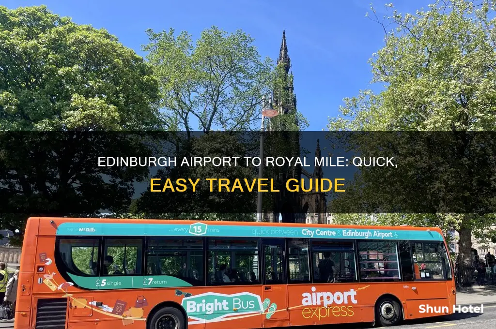how to get from edinburgh airport to royal mile