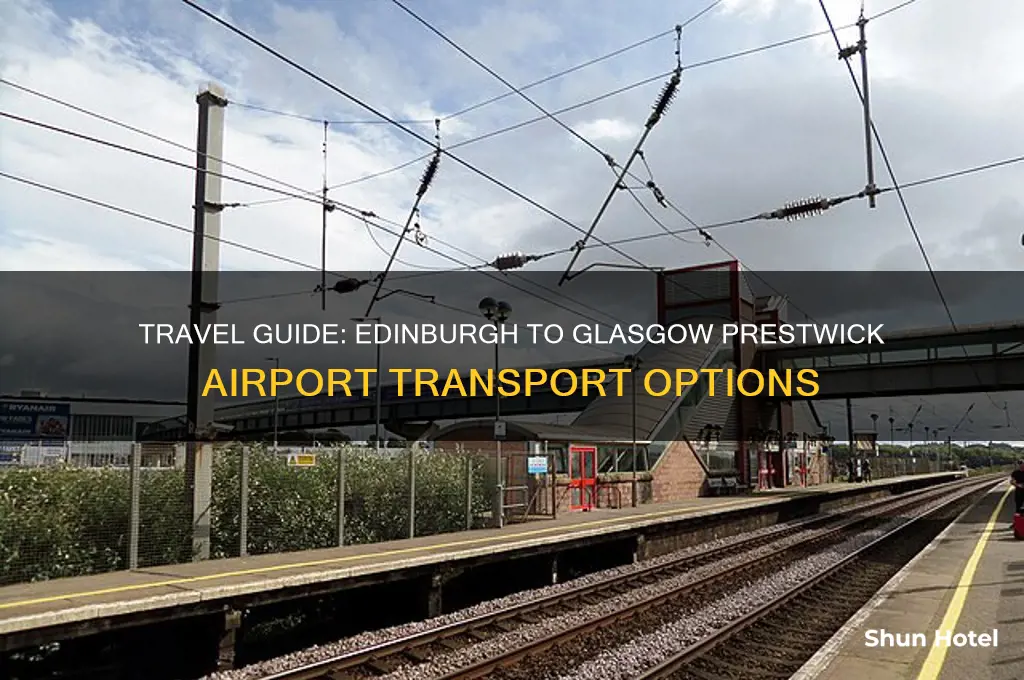 how to get from edinburgh to glasgow prestwick airport